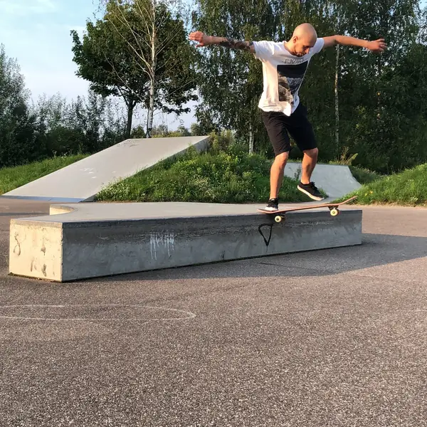 Skater und Crew im Skatepark Burgau, Foto 2